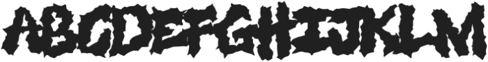 Dezter Black Metal Font Regular otf (900) Font LOWERCASE