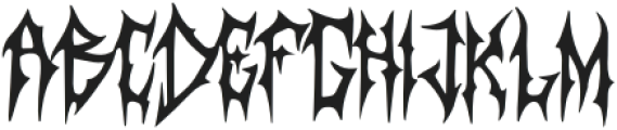 Dezzy Regular otf (400) Font UPPERCASE