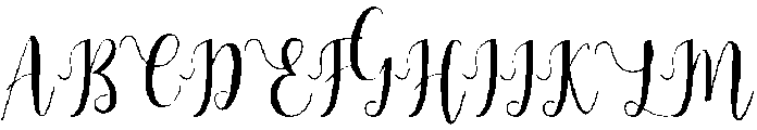dealove script otf (400) Font UPPERCASE