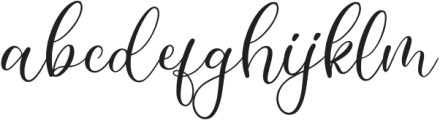 della mella otf (400) Font LOWERCASE