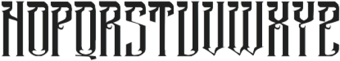 demons Typeface ttf (400) Font UPPERCASE
