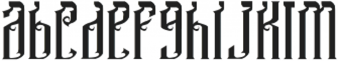 demons Typeface ttf (400) Font LOWERCASE