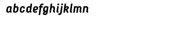 Decima Bold Italic Font LOWERCASE