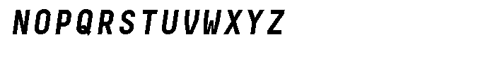 Decima Mono Bold Italic Font UPPERCASE