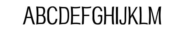 Delafino-CondensedRegular Font UPPERCASE