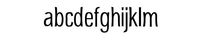 Delafino-CondensedRegular Font LOWERCASE
