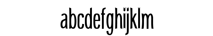 Delafino-ExtracondensedBold Font LOWERCASE