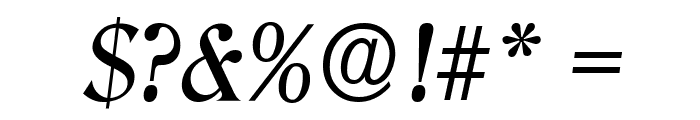 DenverSerial-Medium-Italic Font OTHER CHARS