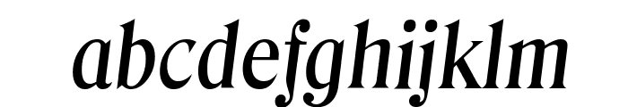 DenverSerial-Medium-Italic Font LOWERCASE