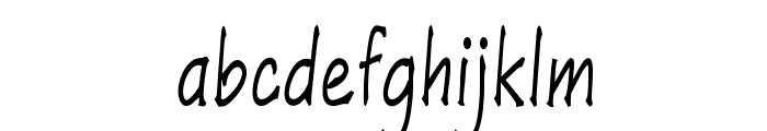 Denzo-CondensedRegular Font LOWERCASE