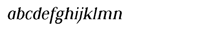 Desmond Text Bold Italic Font LOWERCASE