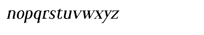 Desmond Text Bold Italic Font LOWERCASE