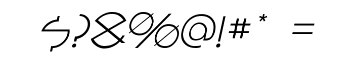 Devil Italic Font OTHER CHARS