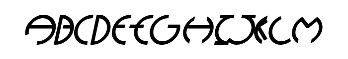 Devil Medium Italic Font LOWERCASE