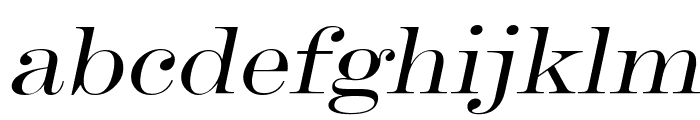 Devine Wide Italic Font LOWERCASE