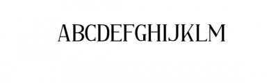 DELIA regular.otf Font UPPERCASE