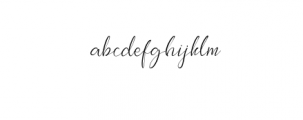 Dealega Font LOWERCASE