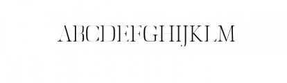 Deidra-Light.otf Font UPPERCASE