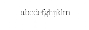 Deidra-Light.otf Font LOWERCASE