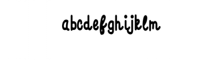 Delight Black.otf Font LOWERCASE