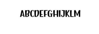 Delitha Display.ttf Font UPPERCASE