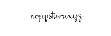 Denique.otf Font LOWERCASE