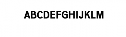 Deron-Black.otf Font UPPERCASE