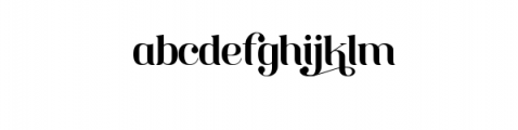 Deronic Alt Three.ttf Font LOWERCASE