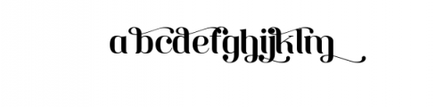 Deronic Alt Two.ttf Font LOWERCASE