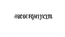 Destacy.ttf Font UPPERCASE