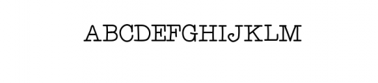 Detective - Typewriter Font Font UPPERCASE
