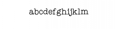 Detective - Typewriter Font Font LOWERCASE