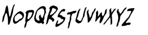 Dearly Departed BB Italic Font LOWERCASE