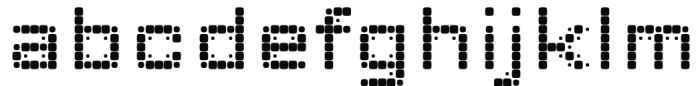 Deception particles regular Font LOWERCASE