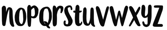 Delabasto Regular Font LOWERCASE