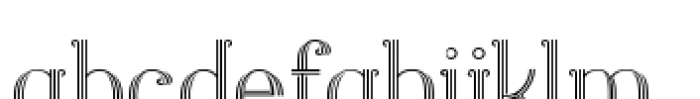 Delphi Tria Font LOWERCASE