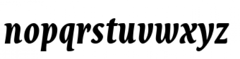 Destra Bold Italic Font LOWERCASE