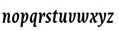 Destra Medium Italic Font LOWERCASE