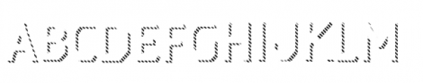 Dever Serif Line Regular Font UPPERCASE
