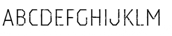 Dever Serif Rough Light Font UPPERCASE