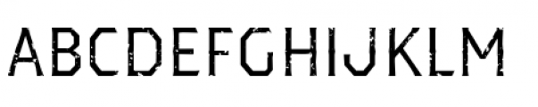 Dever Serif Rough Regular Font UPPERCASE