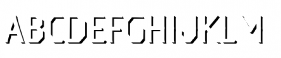 Dever Serif Shadow Light Font UPPERCASE