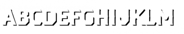 Dever Serif Shadow Medium Font UPPERCASE