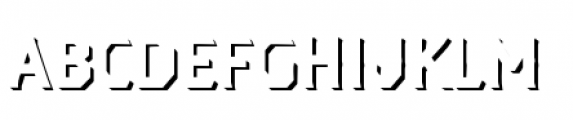 Dever Serif Shadow Regular Font LOWERCASE