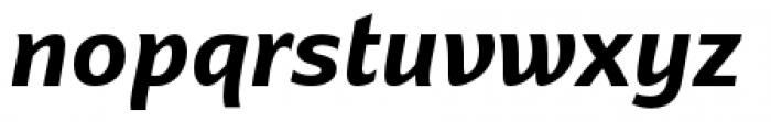 Dez Now Sans Bold Italic Font LOWERCASE