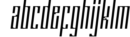 DELACRUZ TYPEFACE Font LOWERCASE