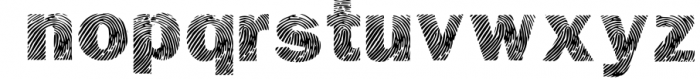 DETECTIVE, a Fingerprint Typeface 1 Font LOWERCASE