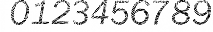 DETECTIVE, a Fingerprint Typeface 2 Font OTHER CHARS