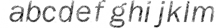 DETECTIVE, a Fingerprint Typeface 2 Font LOWERCASE