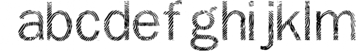 DETECTIVE, a Fingerprint Typeface 3 Font LOWERCASE